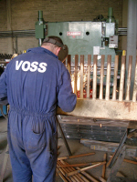 Bars being Removed with a Plamsa Cutting